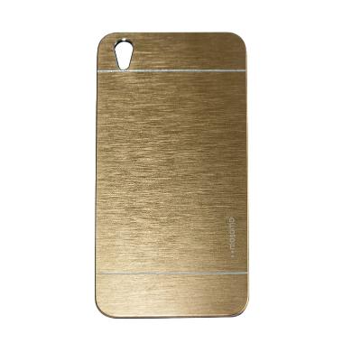 Motomo Hardcase Casing for Oppo F1 Plus R9 - Gold