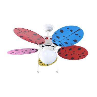 Jual MT.EDMA Ladybird Ceiling Fan with Lampu Dekorasi 