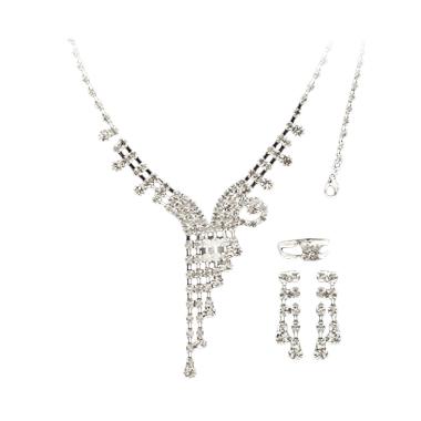 Nataria 33511 - Necklace with Bracelet, Ring & Earing Set Perhiasan