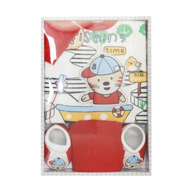 Nathanie Fishing Time Red Baby Gift ...
