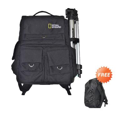 National Geographic Kode F Ransel Tas Kamera - Hitam + Free Rain Cover