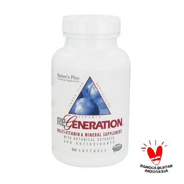 NATURE'S NATURES NATURE PLUS REGENERATION MULTIVITAMIN MULTI VITAMIN MINERAL SUPLEMENT - 90 KAPSUL