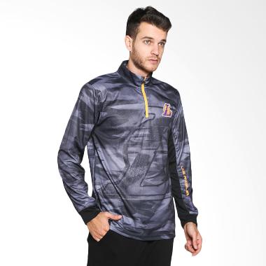 NBA Style Men Qtr Zip Camo Los Ange ... Jacket Basket (VLM1970F)