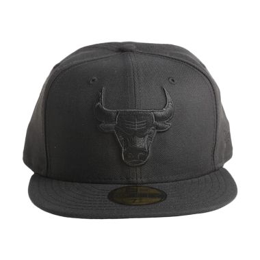 New Era NBA Chicago Bulls 59FIFTY Hitam Topi Basket (70011754)