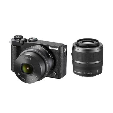 Nikon 1 J5 Double Kit 10-30mm Kamer ... s + 30-110mm Lensa Kamera