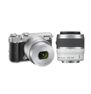 Nikon 1 J5 Kit 10-30mm + 30-110mm Kamera Mirrorless - Silver