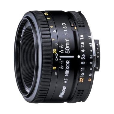 Nikon AF Nikkor 50mm f/1.8D NI Lensa Kamera