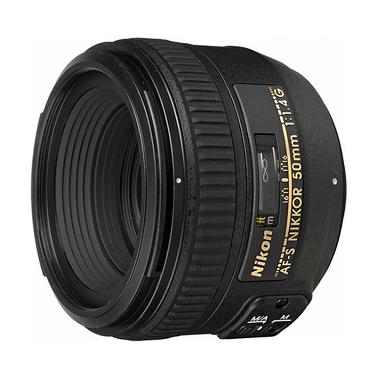 Nikon AF-S 50mm F/1.4G Lensa Kamera