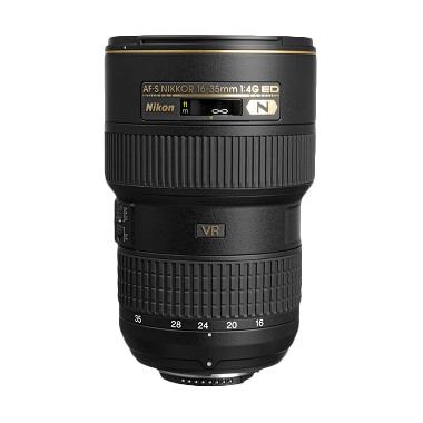 Nikon AF-S NIKKOR 16-35mm f/4G ED VR Lensa Kamera - Hitam