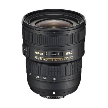 Nikon AF-S Nikkor 18-35mm f/3.5-4.5G ED Lensa Kamera DSLR
