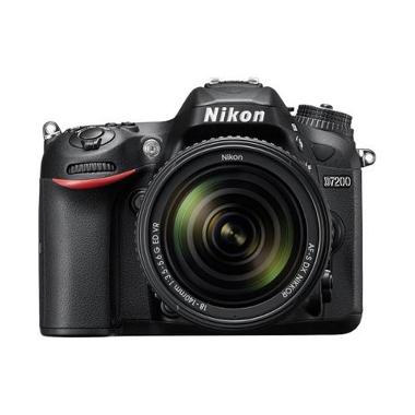 Nikon D7200 18-140mm Kit VR Kamera DSLR - Hitam