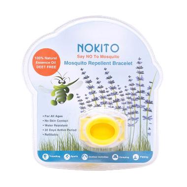 Nokito Mosquito Repellent Bracellet Gelang Anti Nyamuk - Kuning