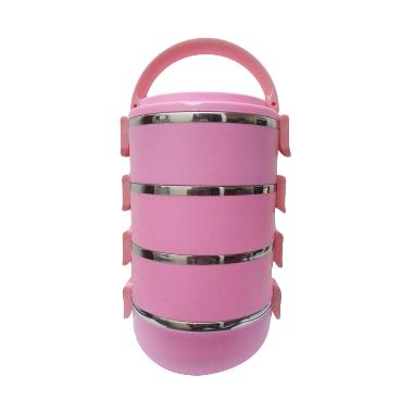 Jual NX Rantang Lunch Box Pink [4 Susun] Online - Harga 
