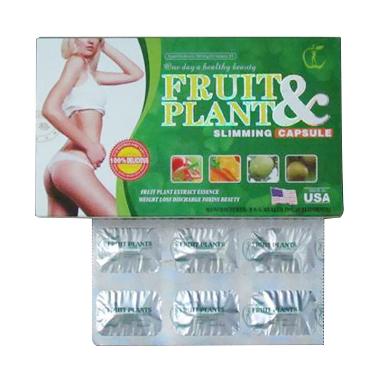PROMO ( 3 PAKET ) Fruit Plant USA Herbal Pelangsing Tubuh Alami Ampuh