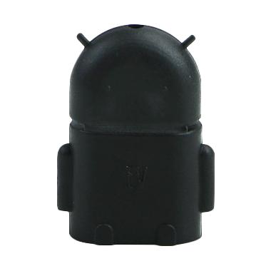OEM OTG Micro USB Bentuk Robot Android - Hitam