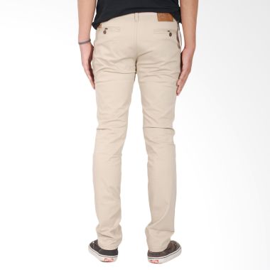 Jual Oliveinch Long Chino Cream Khaki  Celana  Pria Online 