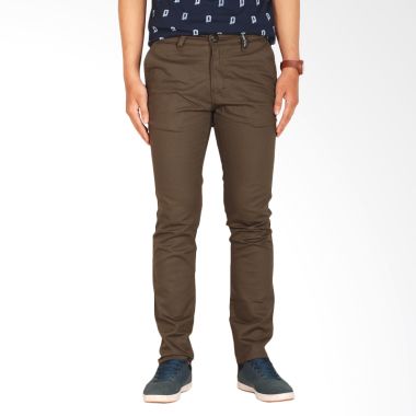 Oliveinch Long Chino Dark Brown Cel ...