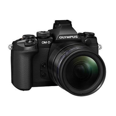Olympus OM-D E-M1 12-40mm Kamera Mirrorless - Hitam