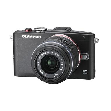 Olympus Pen E-PL6 Kit Lens 14-42mm II R Kamera Mirrorless - Hitam + Free Memory Flash Air 16GB