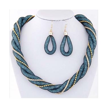 Omomart RKL6473 - Aksesoris Kalung Metal Chain Shine Set