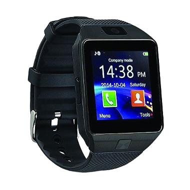 Onix Cognos Dz09 Smartwatch - Full Hitam [Strap Karet-Sim Card]