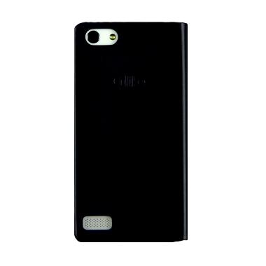 iLike Leather Casing for Oppo Neo 7 - Hitam