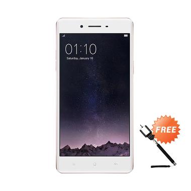 OPPO F1 Smartphone - Rose Gold + Free Tongsis