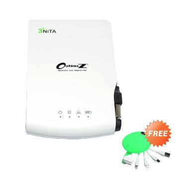 OptimuZ 3Nita Router Wireless - Whi ... Kabel 4IN1 Silicon Pouch