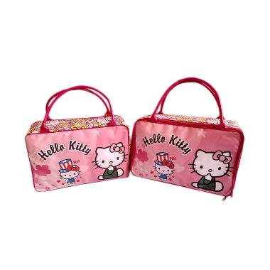 Jejo Travel Bag Tas Koper Anak Besar Hello Kitty Pink