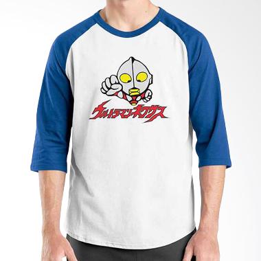 Ordinal Ultraman 10 Blue White Raglan
