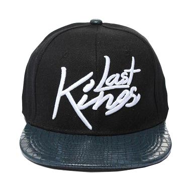 Ormano Baseball Snapback Hip Hop Last Kings Topi - Hitam Semua Ukuran Hitam