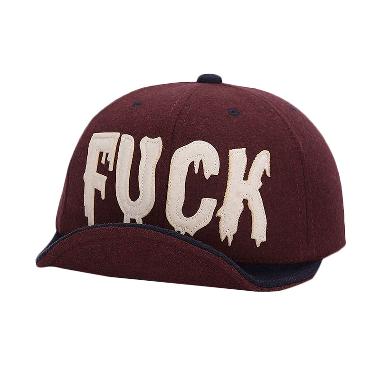 Ormano Fashion Snapback Army Bone F**K Topi - Merah