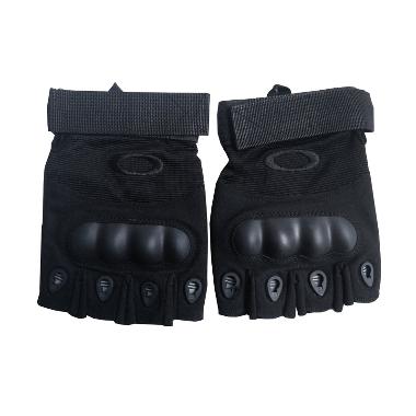 Ormano Motor Racing Bike Fingerless O4 Sarung Tangan - Hitam