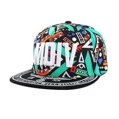 Ormano Topi Baseball Hip Hop Cap MDIV Snapback - Hijau