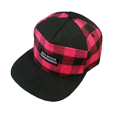 Ormano Baseball Snapback Cap Smith Bridge Topi - Merah Semua Ukuran Merah