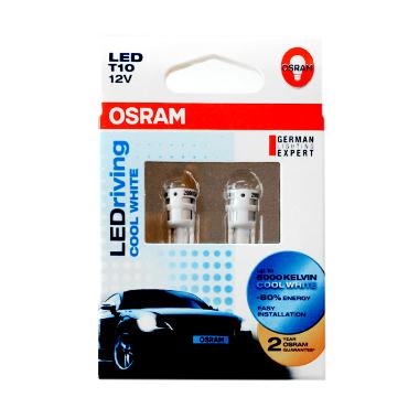 OSRAM LEDriving T10-W5W Lampu Senja - Cool White [LED 1 W]