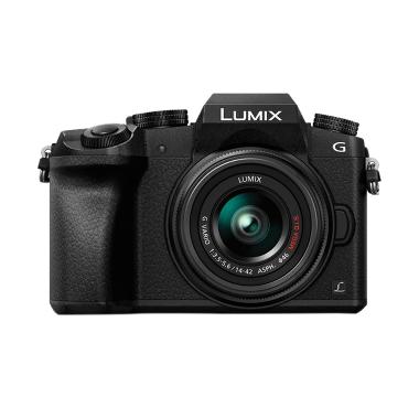 Panasonic Lumix DMC-G7 Kit Lens 14-42mm Kamera DSLR - Silver + Free Memory SD4K 16 GB