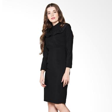 Papercut Fashion Gala Ruffle Victorian Dress - Black