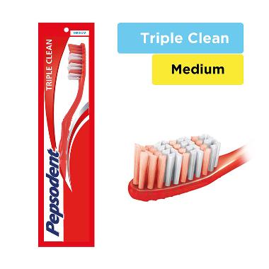 Pepsodent Triple Clean Medium Toothbrush