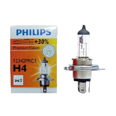 Jual Philips Bohlam Halogen H4 P43t-38 PremiumVision Jual Philips Bohlam Halogen H4 P43t-38 PremiumVision