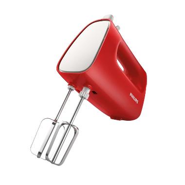 Philips HR-1552 Hand Mixer - Red