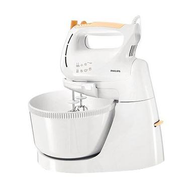 Philips HR1538 Putih Oranye Stand Mixer