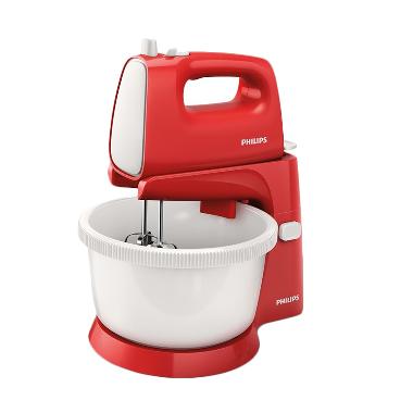 Philips HR1559 New Stand Mixer - Merah