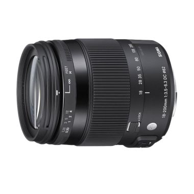 Sigma 18-200 mm F 3.5-6.3 DC Macro OS HSM (C) Lensa Kamera for Canon