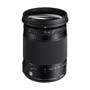 Sigma 18-300mm F3.5-6.3 DC Macro OS ... ry Lensa Kamera for Nikon