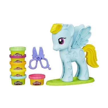 Play-Doh My Little Pony Rainbow Dash Style Salon B0011 Mainan Anak