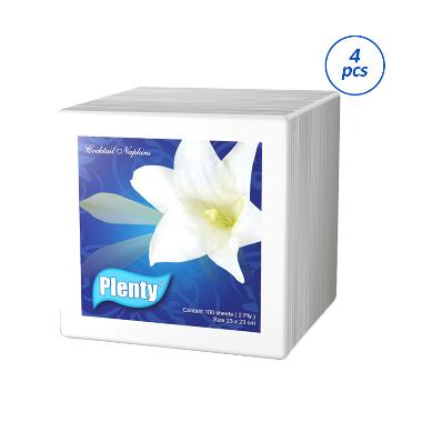 Jual Tisu Dapur Plenty Harga Baru Desember 2018 Blibli Plenty Coctail Napkin Full Emboss Plcn 002 Tissue 4 Pcs 100 Sheets