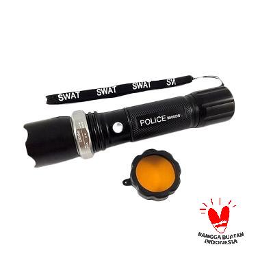 Police Senter SWAT Police - Hitam [99000 Watt]