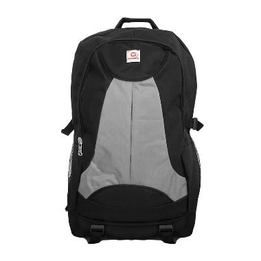 POLO Outdoor Duotones Tas Ransel La ... indung Hujan - Grey Black