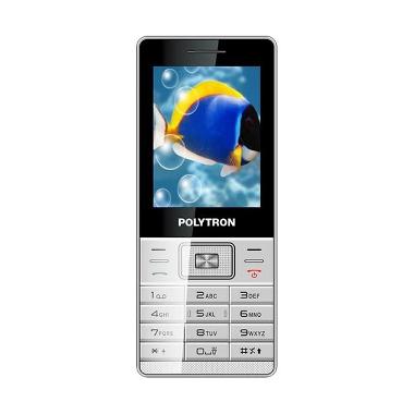Polytron C247 Handphone - Putih Abu